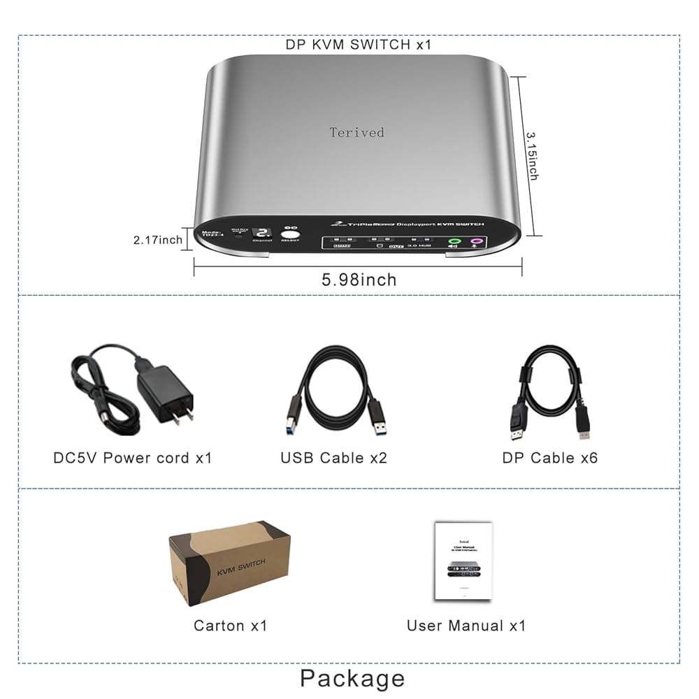 2ポート DP USB 3.0 KVMスイッチ トリプルモニター TD23-4 71cXk0vfezL._UF350,350_QL50_.jpg